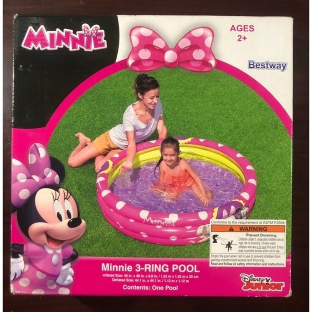 Disney Junior Minnie Mouse 3-Ring Pool NEW NIB
